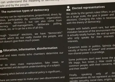 Democracy isn't enough!