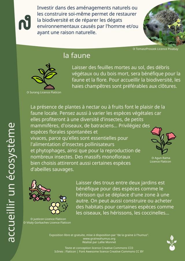 Affiche accueillir un écosystème 1