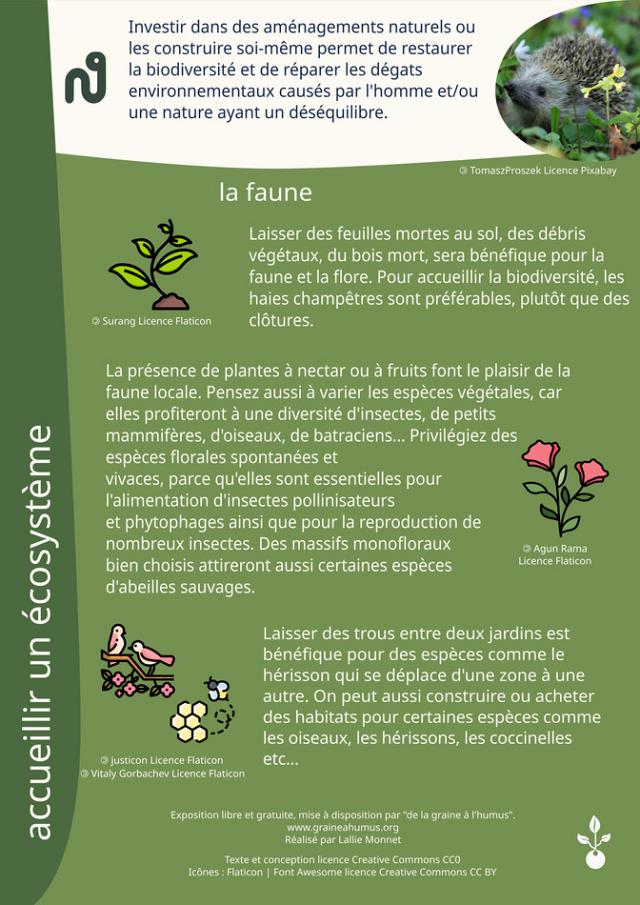 Affiche accueillir un écosystème 1