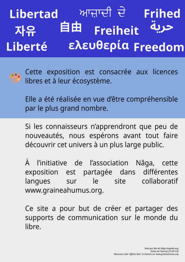 Exposition sur le libre 8